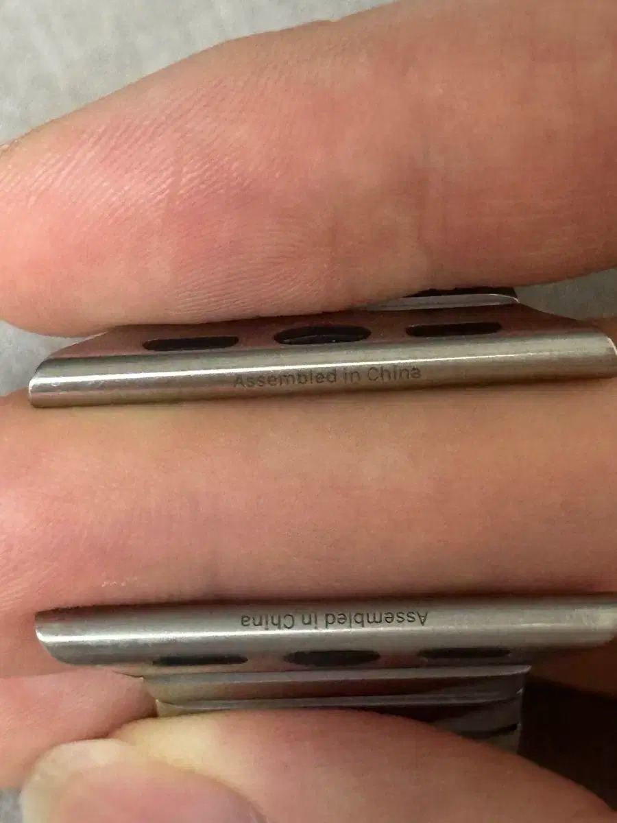 애플워치 정품 링크 브레이슬릿 38mm 실버 링블