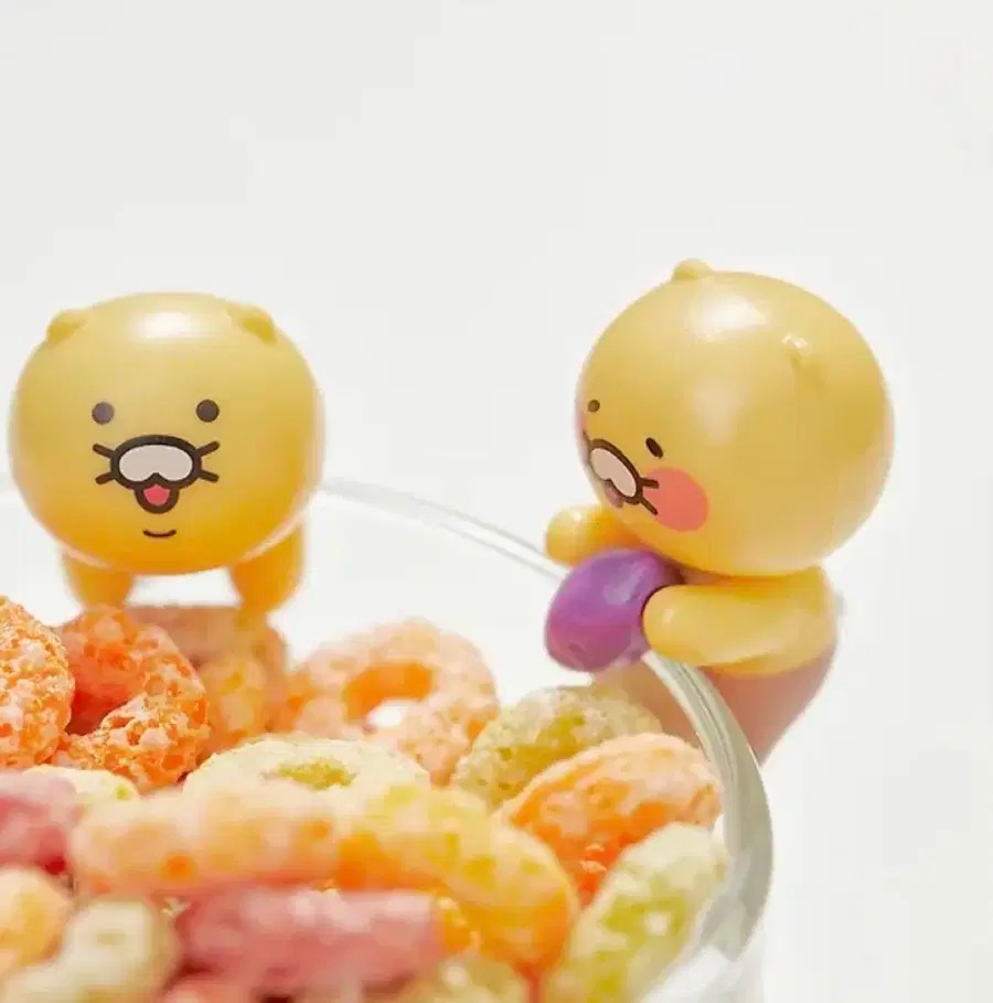 춘식이 피규어 유리머그 컵